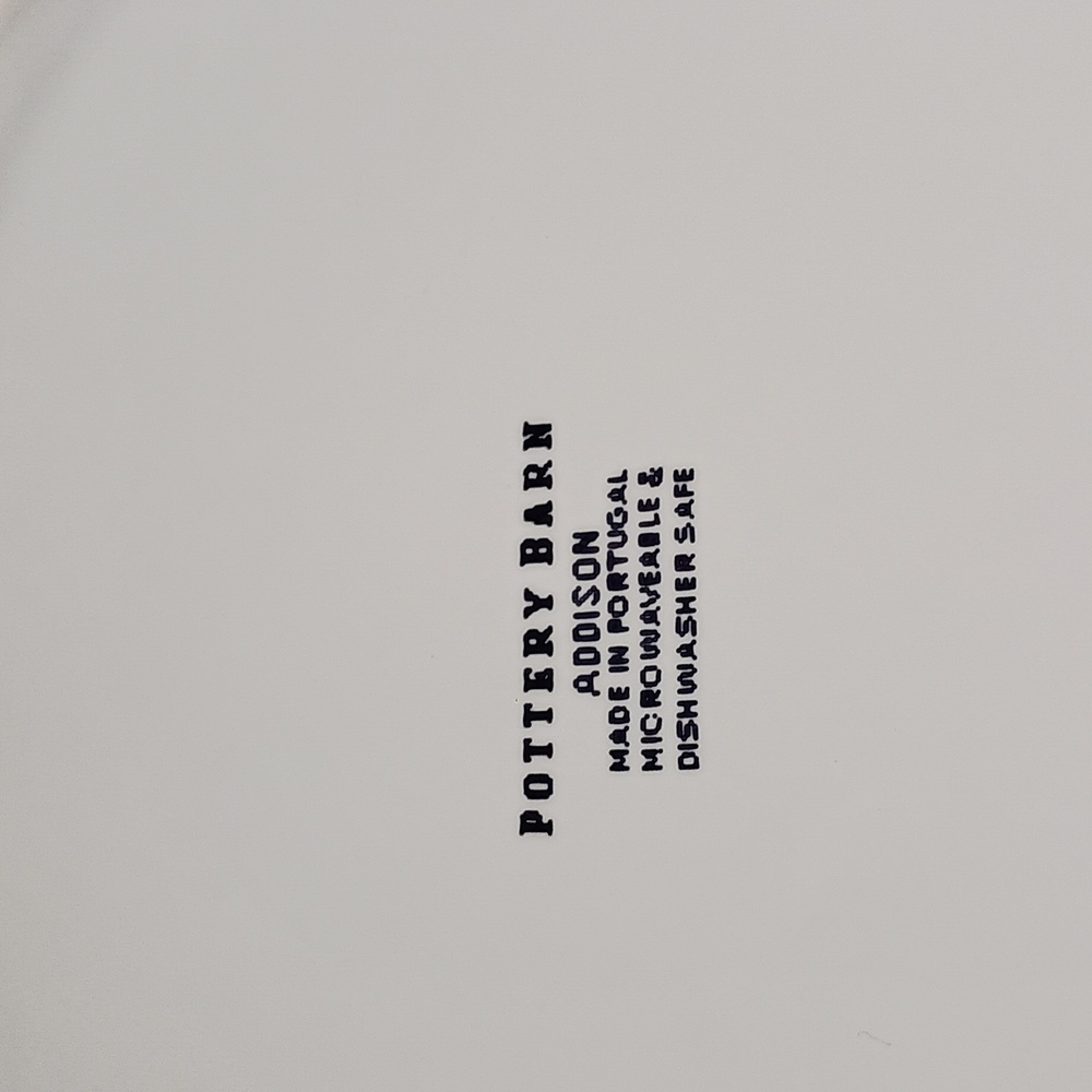 Pottery Barn Ceramic Addison Charger Chop Plate Wide Rim b500 - Picture 3 of 3
